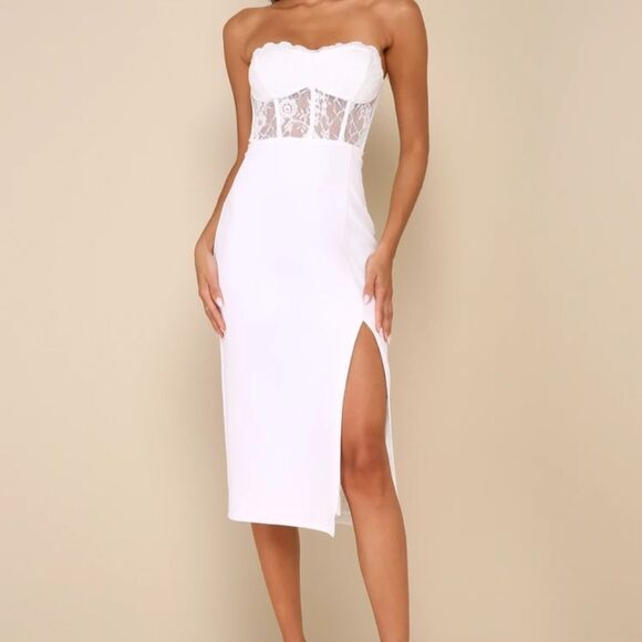 Lulus White Top - Picture 1 of 14